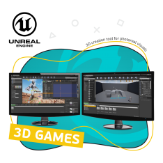 Unreal Engine 4. Игровой движок - КИБЕРшкола программирования для детей, компьютерные курсы для школьников, начинающих и подростков - KIBERone г. Геленджик