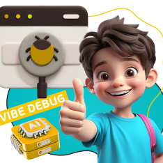 Тестирование & Vibe Debug. Охотники за багами - КИБЕРшкола программирования для детей, компьютерные курсы для школьников, начинающих и подростков - KIBERone г. Геленджик