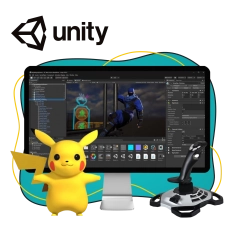 Мир игр на Unity 2D на популярном движке + AI-помощники - КИБЕРшкола программирования для детей, компьютерные курсы для школьников, начинающих и подростков - KIBERone г. Геленджик