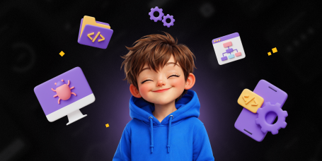 Идеальный сайт с нуля: код, дизайн и AI-помощник - КИБЕРшкола программирования для детей, компьютерные курсы для школьников, начинающих и подростков - KIBERone г. Геленджик